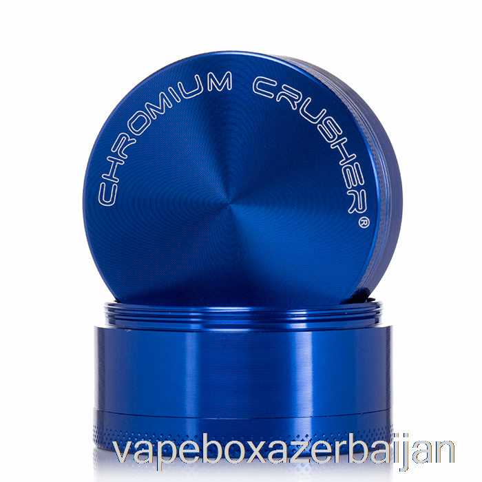 Vape Box Azerbaijan Chromium Crusher 2.2inch 4-Piece Grinder Blue